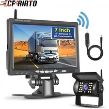 1080P Digital Wireless 7"Monitor DVR IR Backup Camera kit For Truck RV Rear view