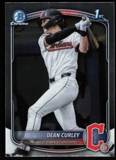 2025 Bowman Draft Chrome 1st Dean Curley RC Cleveland Guardians #BDC-129