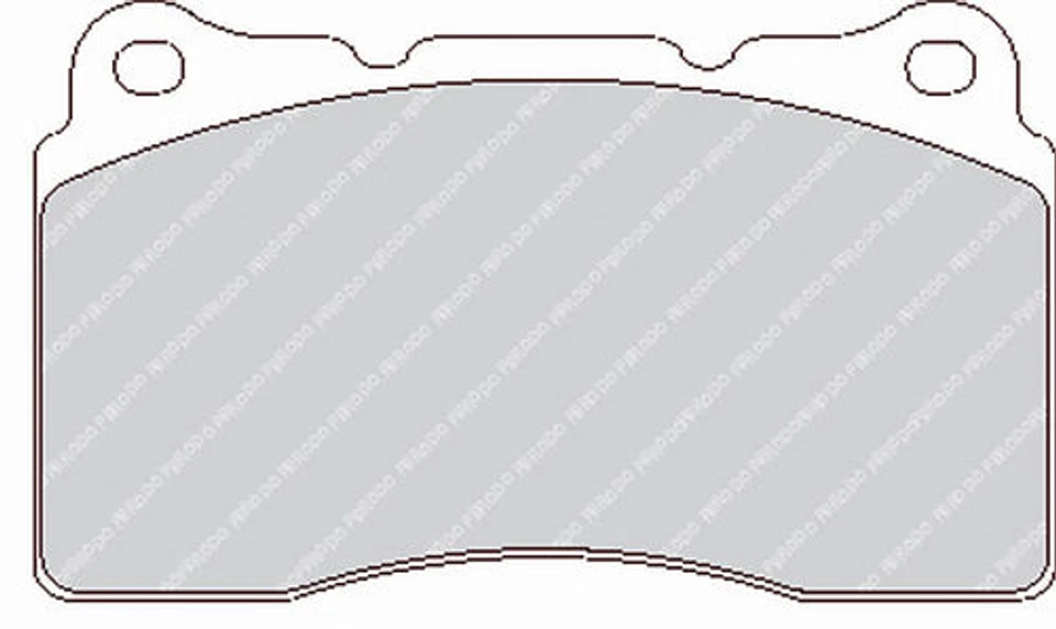 PASTIGLIE FRENO FERODO RACING FCP1334R ALFA GTA MITSUBISHI LANCER EVO V VII IX X - Immagine 3 di 3