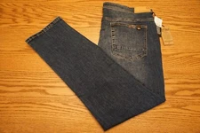 NWT MEN'S BUFFALO DAVID BITTON JEANS Max-X Skinny Stretch Tinted Blue