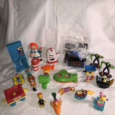 Vintage Junk Drawer Lot of Toys Kid s Meal-Sonic-BK-Arby s-Sesame Street More