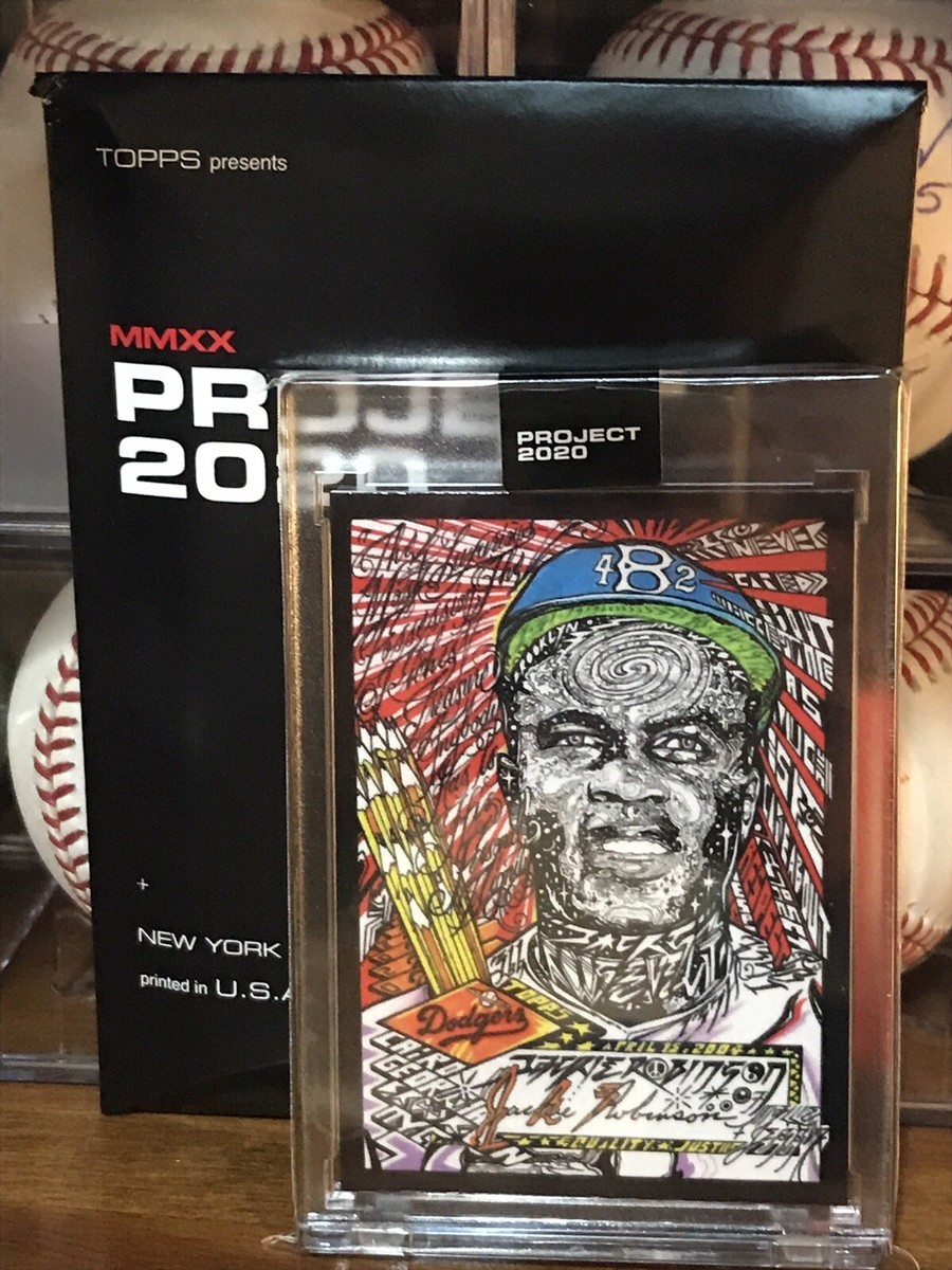 Topps PROJECT 2020 #299 Jackie Robinson by JK5 w/ Box PR 2613