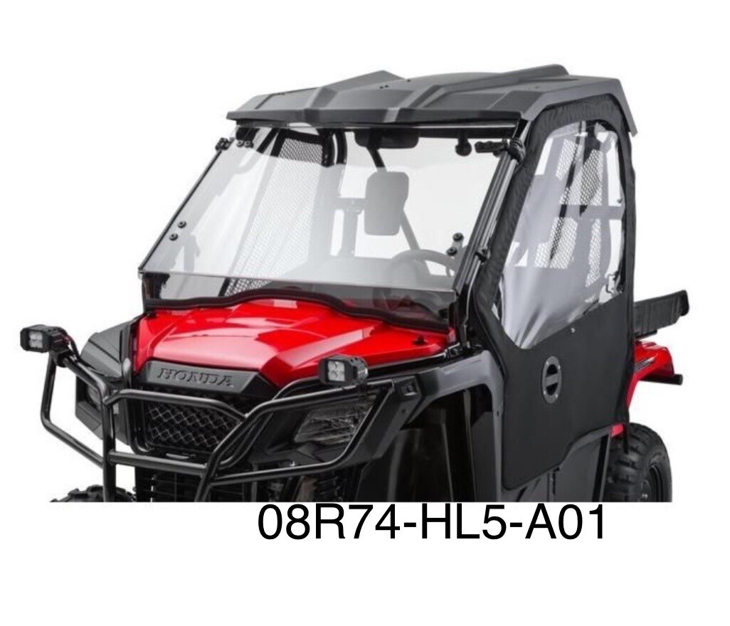 Genuine 2009-2015 Honda Pioneer 500 520 Full Tip-Out Windshield Hard ...