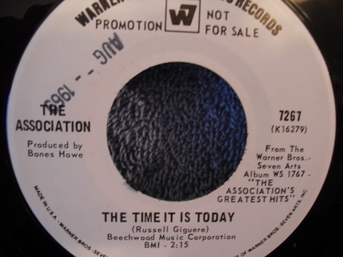 The Association, Goodbye Columbus / The Time It Is Today, WB 7267, 1969 PROMO - Picture 4 of 4