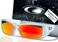 NEW Oakley GASCAN Matte Clear POLARIZED Galaxy Ruby Mirror Lens Sunglass 9014