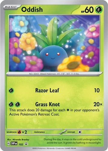 Oddish 102 Sv: Scarlet & Violet Promo Cards