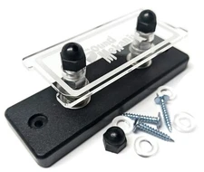 Heavy Duty Single (1 Spot) Bolt ANL Fuse Holder -Unbreakable Base- Made in USA