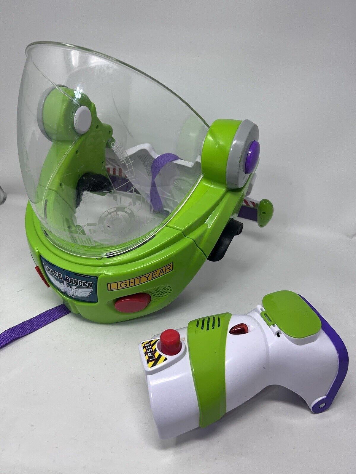 Disney Toy Story Buzz Lightyear Space Ranger Armor Jetpack Helmet w/ Blaster