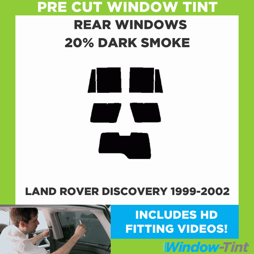 Pre Cut Car Window Tinting Kit for Land Rover Discovery 1999-04 Rear Windows - Picture 2 of 10