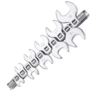 10 Stück 38 Zoll Antrieb Hahnenfußschlüssel-Set metrisch 10 19 mm Maulschlüs