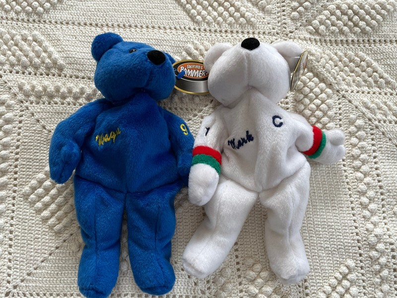 Salvinos Bammers Wayne Gretzky And Mark Messier Hockey Stuffed Beanbags
