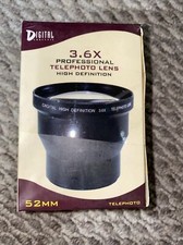 3.6x Telephoto Lens 52mm