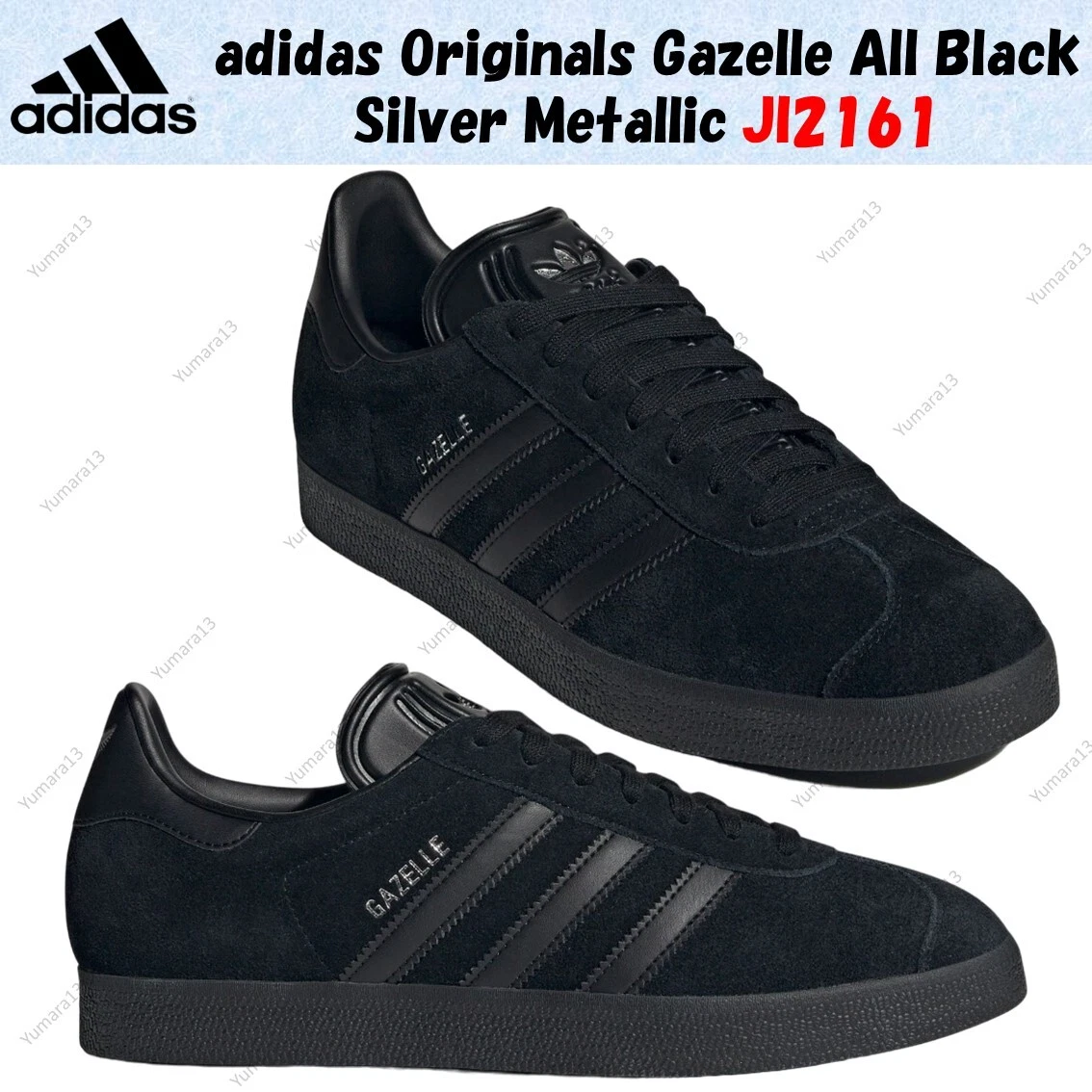 All Blacks x adidas Gazelle 25th Anniversary for Sale