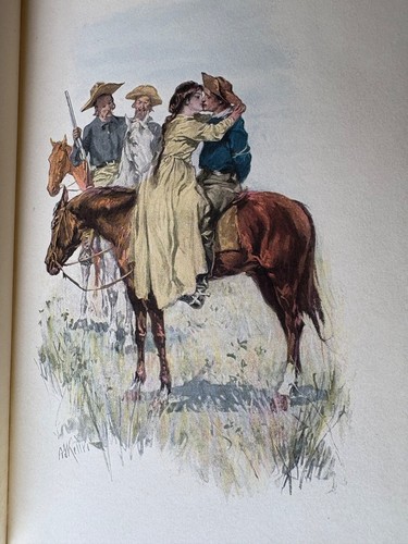 SALOMY JANE BY BRET HARTE 1910 HC COLOR ILLUSTRATIONS BY HARRISON FISHER N/FINE - Picture 8 of 10