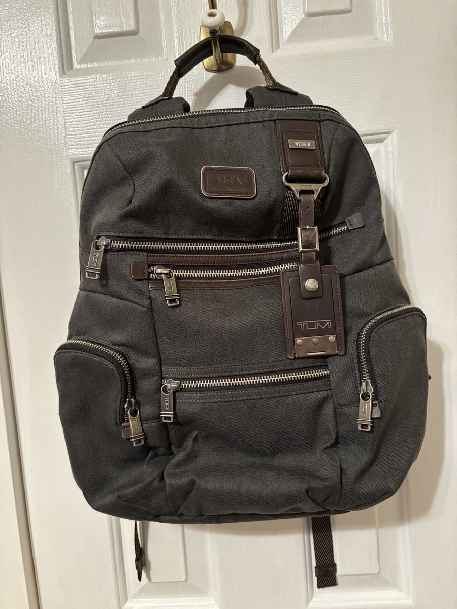 TUMI Alpha Bravo Knox Backpack Gray/Charcoal Model#22681ATH2 TUMI Alpha Bravo Knox Backpack Gray/Charcoal Model#22681ATH2
