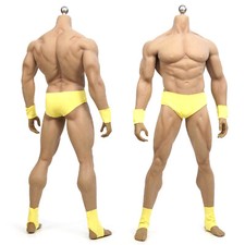 M34 1/6 scale Steel Skeleton Male Seamless Muscular Body Toys New
