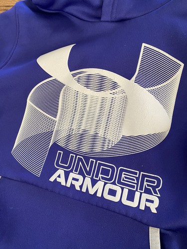 Under Armour youth sweater lot of 2 full zip & hoodie green blue sz 6 (XS) - Picture 4 of 6