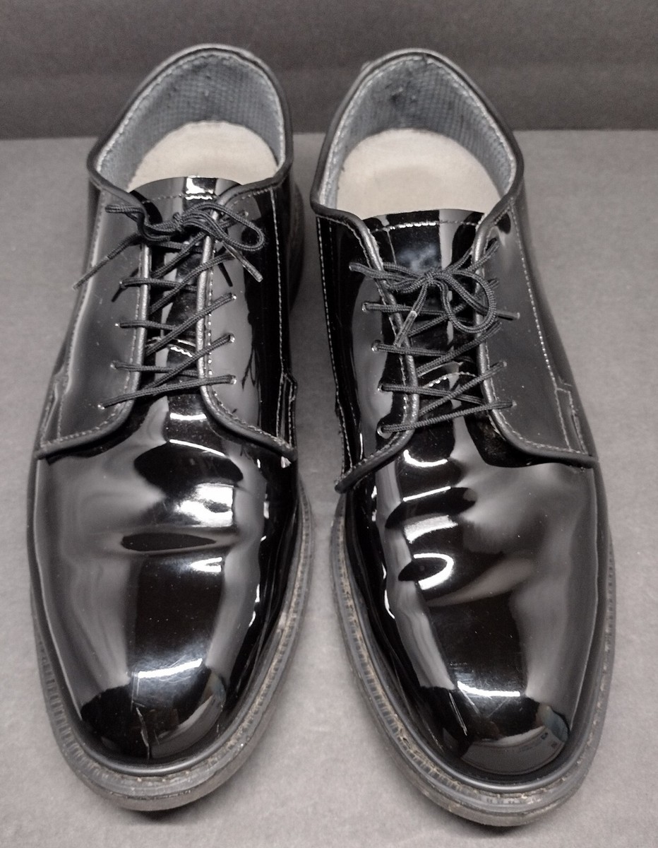 Bates black dress shoes 11 Bates 11-D Mens High Gloss Uniform /Military Style Dress  main image 2