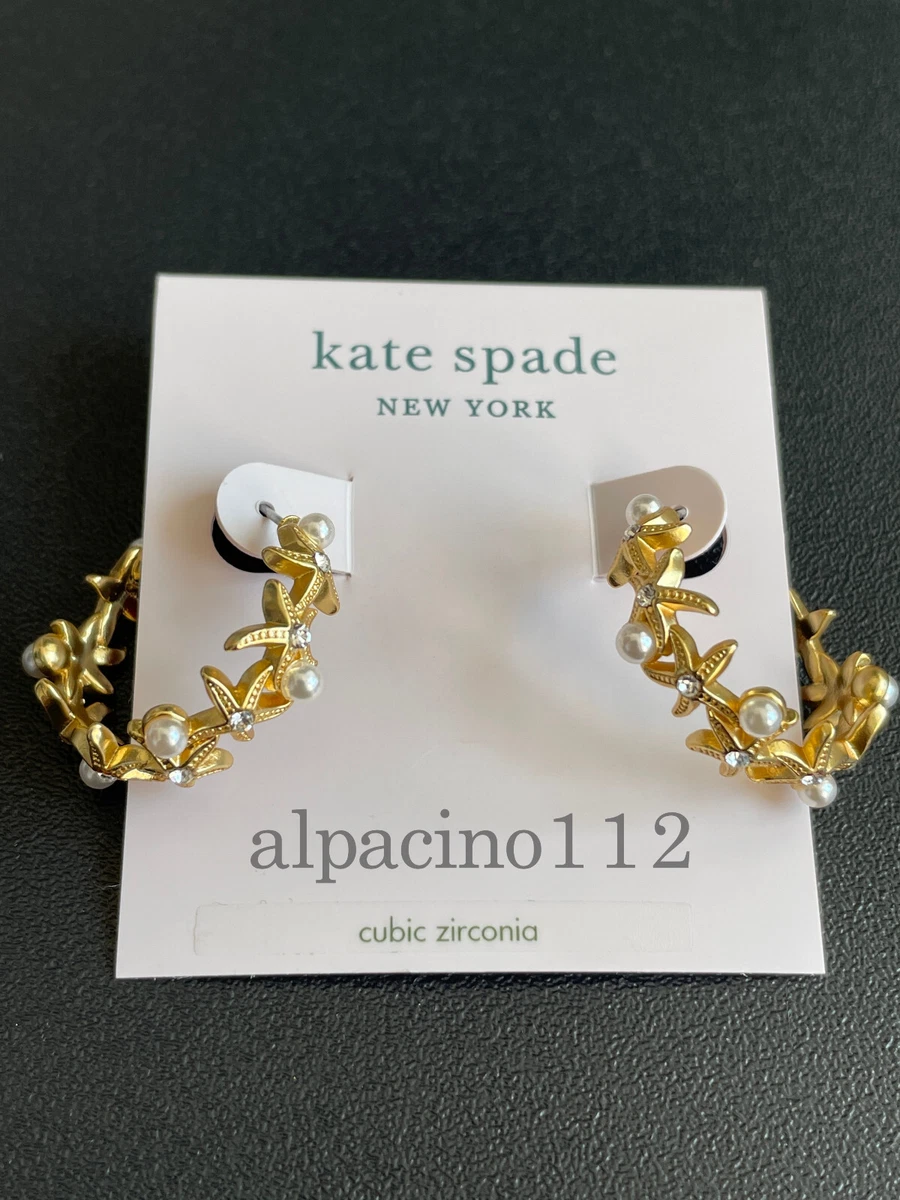 ~Kate Spade New York Sea Star Hoop Earrings~