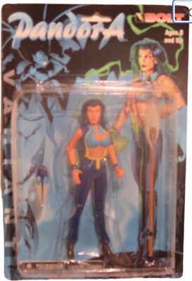 Pandora Avatar Action Figure 1997 The Spear Of Atlas - Blue Top Bolt Variant 