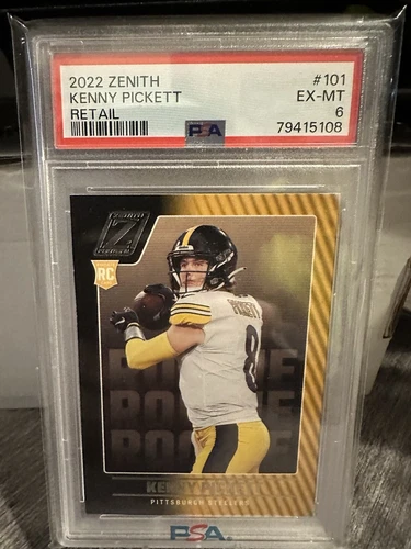 2022 Zenith Kenny Pickett Retail PSA 6
