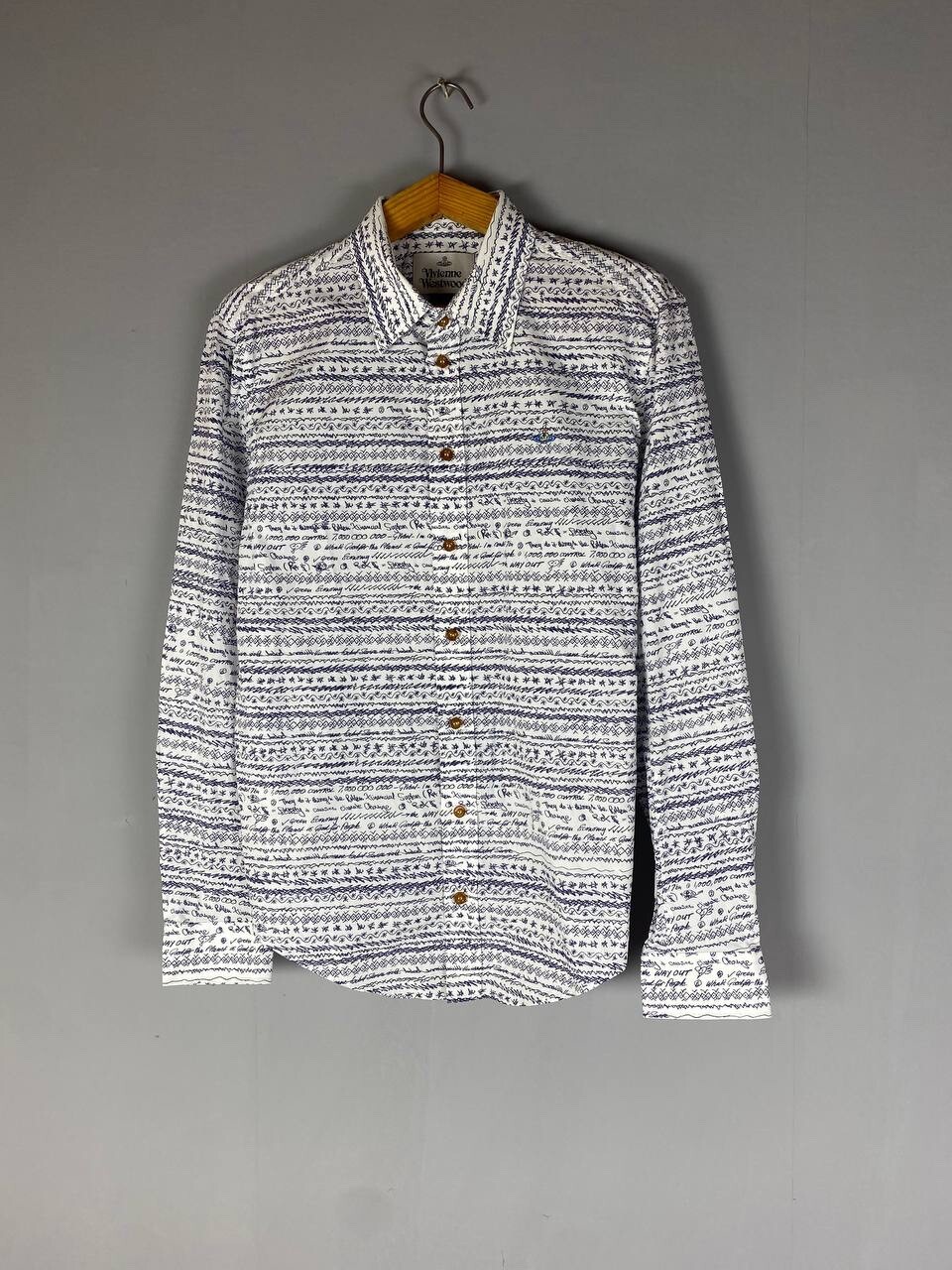 SAINT LAURENT Camicia da uomo vintage Vivienne Westwood taglia media