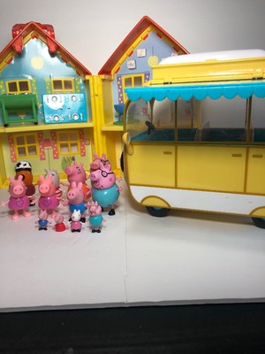 peppa pig yellow camper van
