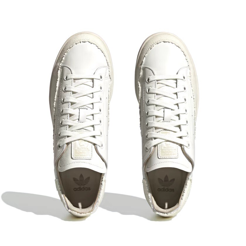 Size 8- Adidas Originals Men's Stan Smith Recon Shoes, Core White