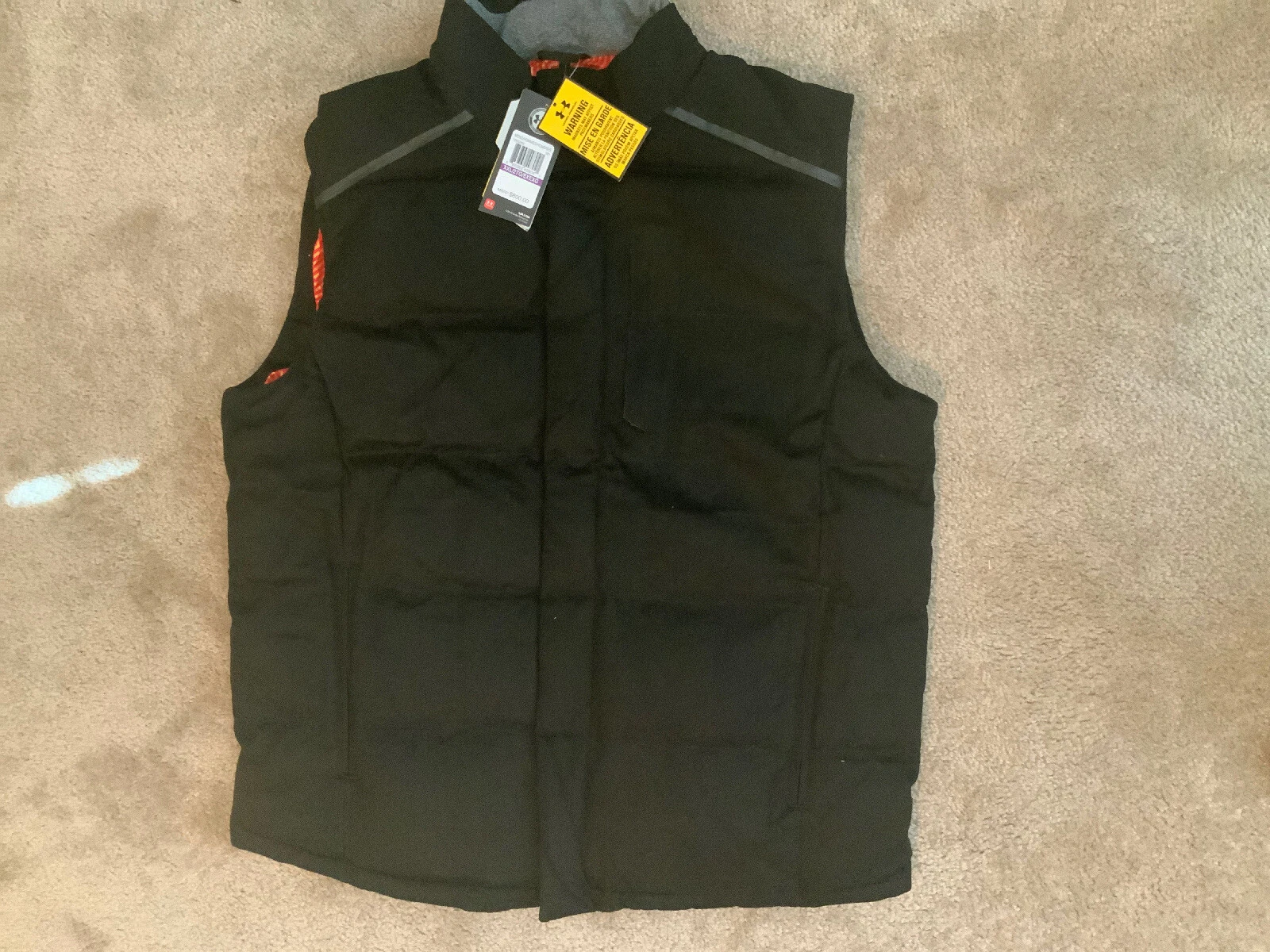 NEW $800 Men's 2XL Under Armour 100% Cashmere ColdGear Infrared Vest 1265266-001