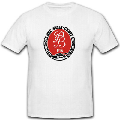 NEC SOLI CEDIT Panzerbataillon 194 PzBtl 194 Wappen Abzeichen - T Shirt #3282