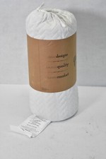 Linen Market 3 Piece Quilted Coverlet Set White Herring Pattern Queen/Full Size