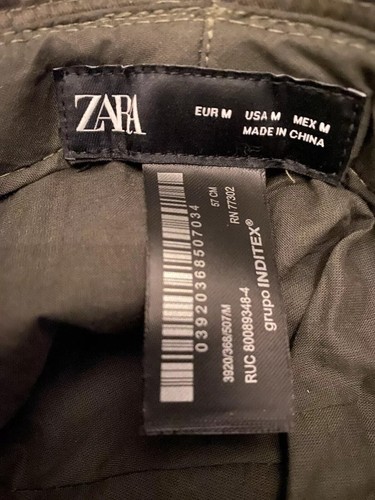 RARE - New + Tag - ZARA Man UTILITY Style Bucket Hat SRPLS - Picture 5 of 7