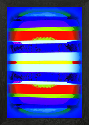 Modern Beach Study 3 gerahmte Wandbilder Poster Leinwanddruck Bild
