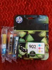 HP 902 COLOR IN FOR COMPUTER PRINTER - 6 CARTRIDGES - SEALED - LOOK EXP 2020