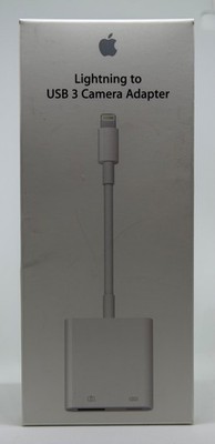 Apple Lightning to USB 3 Camera Adapter A1619 MK0W2AM/A - New Genuine