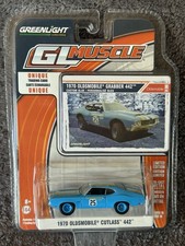 Greenlight 1/64 GL MUSCLE 1970 Oldsmobile Cutlass 442 Blue
