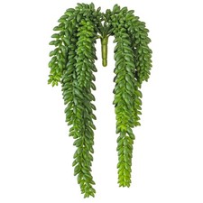 Vickerman 13" Plastic Artificial Green Donkey Tail Bush - Decorative Faux Spray