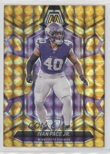 2024 Panini Mosaic Reactive Yellow Mosaic Prizm Ivan Pace Jr #146 15v9