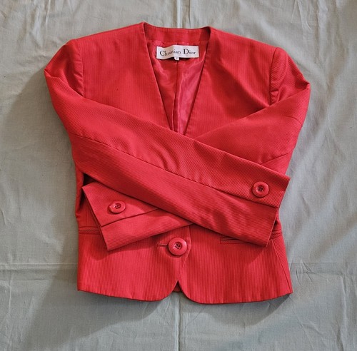 Women's Christian Dior 2-piece Skirt Suit Size S (EXCELLENT CONDITION) - Picture 5 of 16
