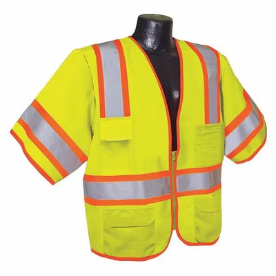 Condor 53Yp45 High Visibility Vest, Yellow/Green, Xl