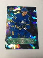 Dylan Cozens 2023-24 Upper Deck Allure Green Polished Pros #PP-23, 209/249