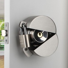 Door Handle/Knob Lock Out Device,Metal Stainless Steel,Cover to Disable The D...