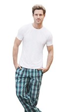 Mens Jockey International Collection Speedway Racing Cotton Pyjama Bottoms M 