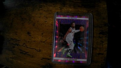 2023-24 Panini Donruss Franchise Features Jalen Brunson #7 Holo Pink Laser /50