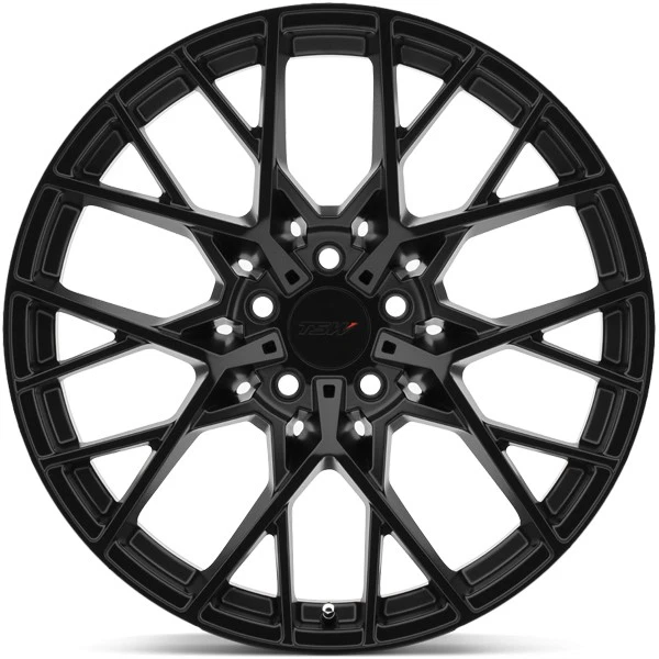 TSW Sebring 17x8 5x100 +35mm Matte Black Wheel Rim 17" Inch Foto 2 de 4