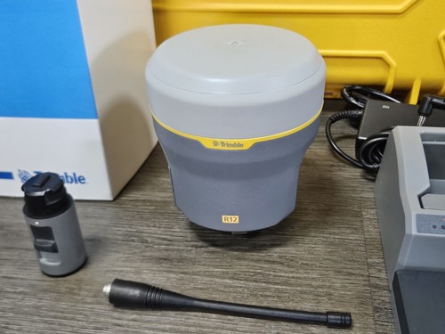 Trimble R12 GPS GNSS Beidou Galileo RTK UHF Rover Kit w/ TSC5 Access ...