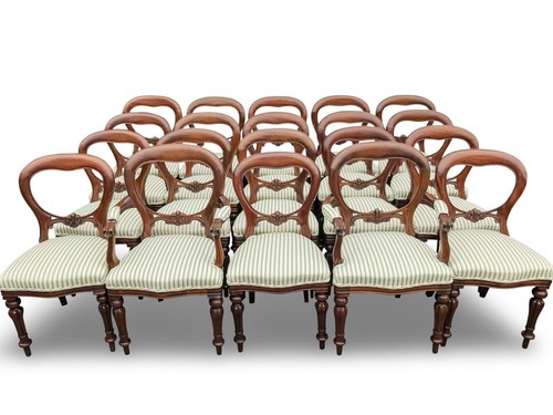 Elite Sets of 4,6,8,10,12,14,16 plus Victorian style Balloon back dining chairs - Picture 12 of 24