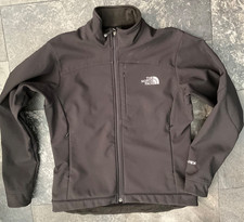 THE NORTH FACE APEX JACKET WOMENS SIZE MEDIUM BLACK SOFTSHELL FULL ZIP