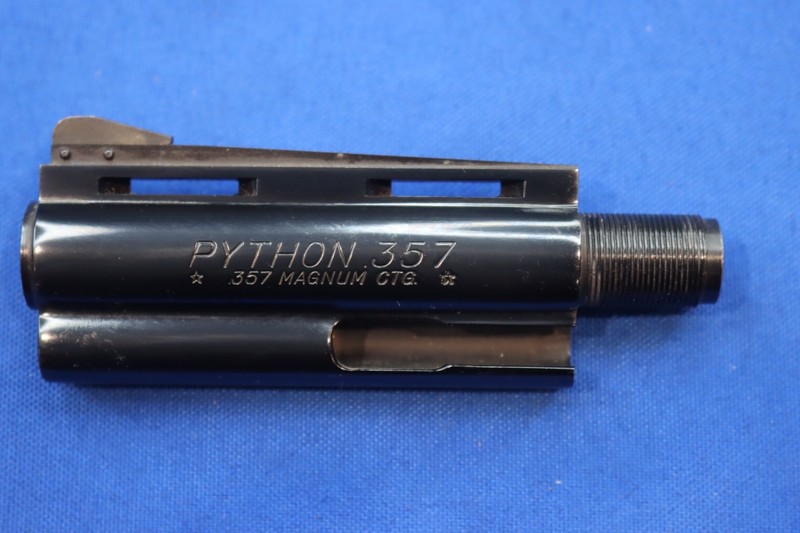 Colt Model Python Revolver Original Early 4" Barrel Gun Parts Lot 357MAG DA 357