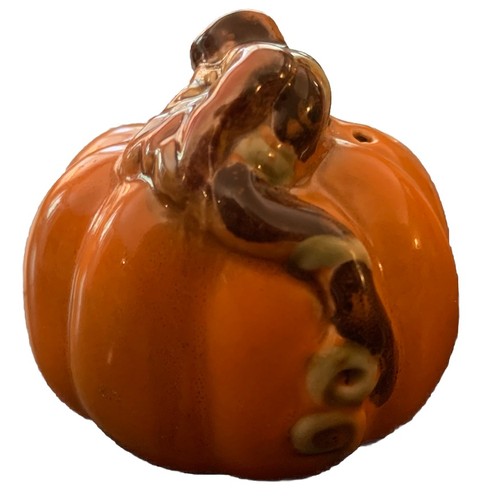 Autumn Pumpkin Salt & Pepper Shaker Set Fall Harvest Thanksgiving - Picture 4 of 6
